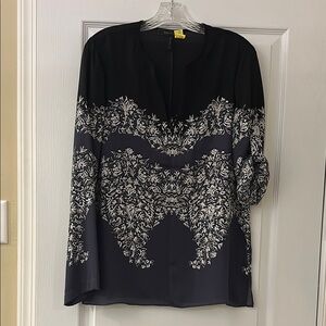 BCBG Black and “bcbg blue” Women's Top